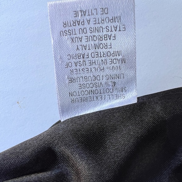 MILLY of NY Multicolor Floral Grosgrain belt exposed Zipper Sheath Dress - Sz 4 - Picture 9 of 9